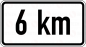 Preview: VZ 1004-31 Entfernungsangabe 6km