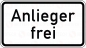 Preview: VZ 1020-30 Anlieger frei