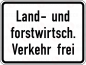 Preview: VZ 1026-38 Land- und forstwirtschaftlicher Verkehr frei