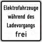 Preview: VZ 1026-60 Elektrofahrzeuge während des Ladevorgangs frei