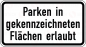 Preview: VZ 1053-30 Parken in gekennzeichneten Flächen erlaubt