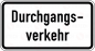 Preview: VZ 1053-36 Durchgangsverkehr