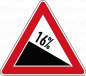 Preview: VZ 108-16 Gefälle 16%