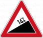 Preview: VZ 110-14 Steigung 14%