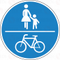 Preview: VZ 240 Gemeinsamer Geh- und Radweg