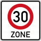 Preview: VZ 274.1 Beginn einer Tempo 30-Zone