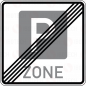 Preview: VZ 314.2 Ende einer Parkraumbewirtschaftungszone