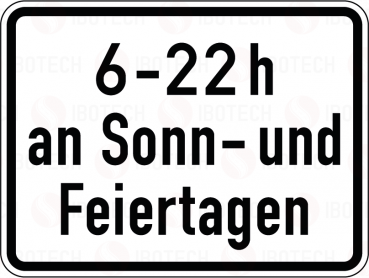VZ 1042-35 Zeitliche Beschränkung