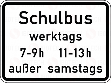 VZ 1042-36 Schulbus (tageszeitliche Benutzung)