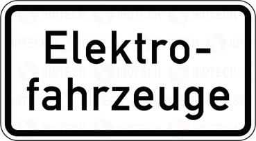 VZ 1050-33 Elektrofahrzeuge