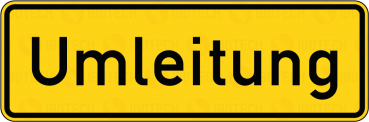 VZ 457.1 Umleitungsankündigung
