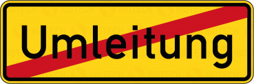 VZ 457.2 Ender der Umleitung