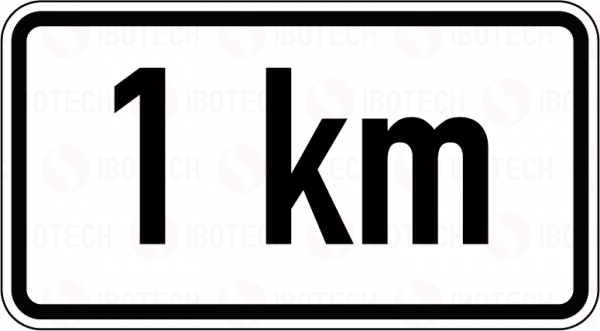 VZ 1004-31 Entfernungsangabe 1km
