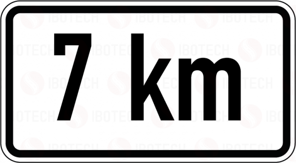 VZ 1004-31 Entfernungsangabe 7km