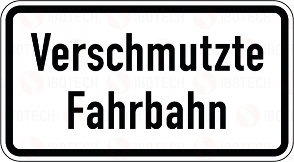 VZ 1007-35 Verschmutzte Fahrbahn