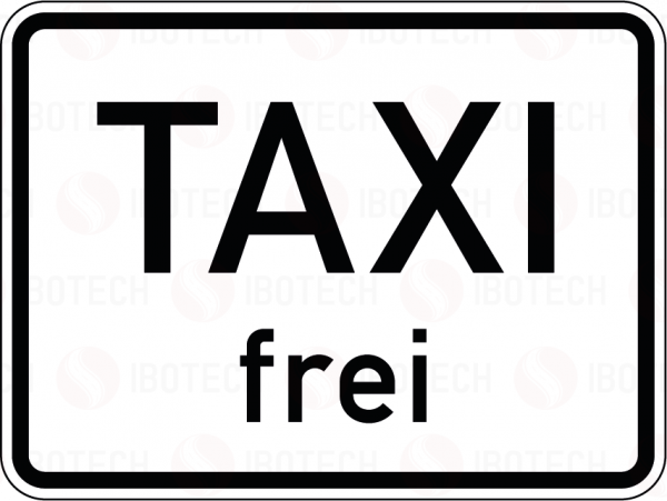 VZ 1026-30 Taxi frei
