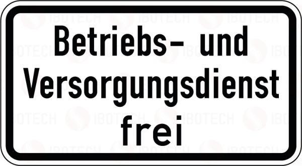 VZ 1026-39 Betriebs- und Versorgungsdienst frei