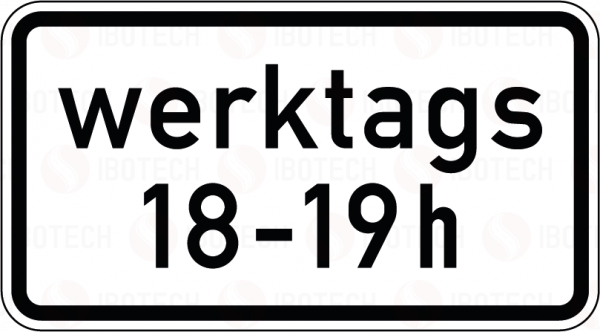 VZ 1042-31 Zeitliche Beschränkung