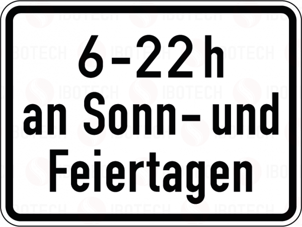 VZ 1042-35 Zeitliche Beschränkung