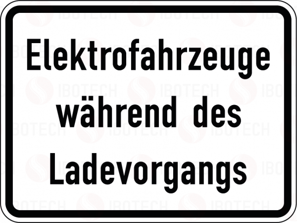 VZ 1050-32 Elektrofahrzeuge während des Ladevorgangs