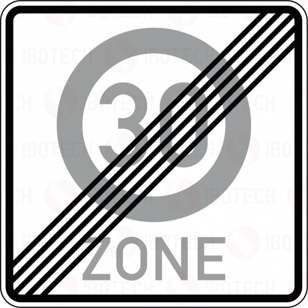 VZ 274.2 Ende einer Tempo 30-Zone