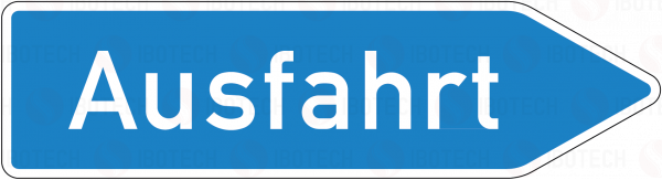 VZ 333 Ausfahrt von Autobahnen