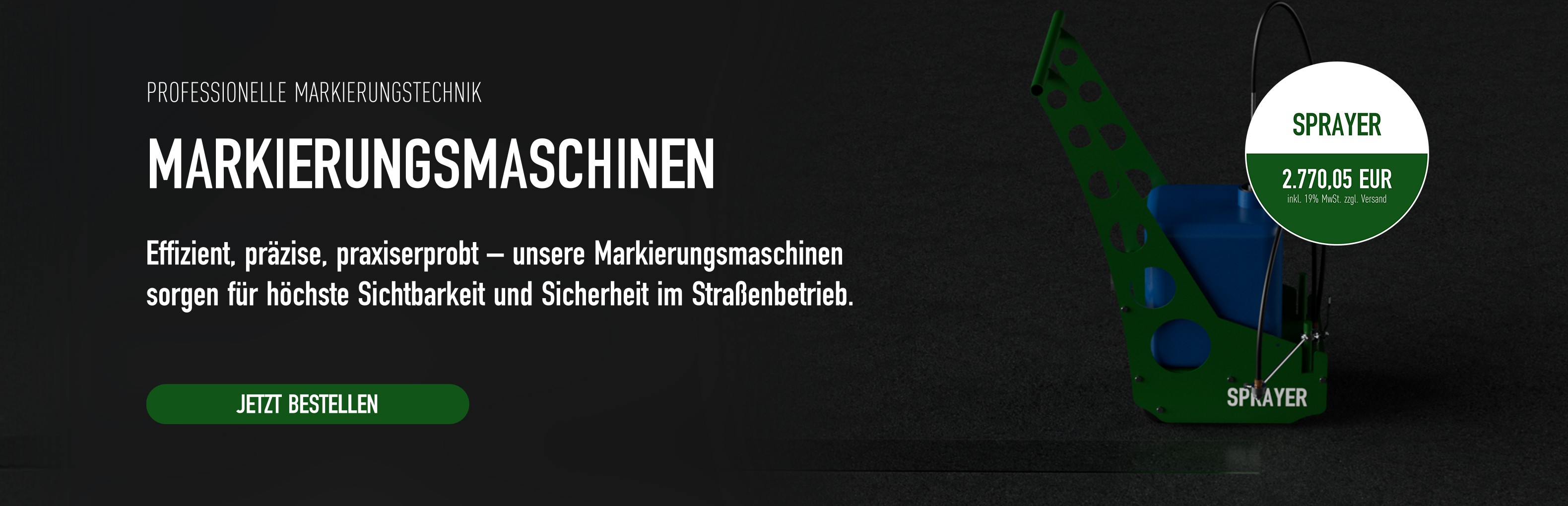 Sprayer – Primer-Sprühgerät für Fahrbahnmarkierungen